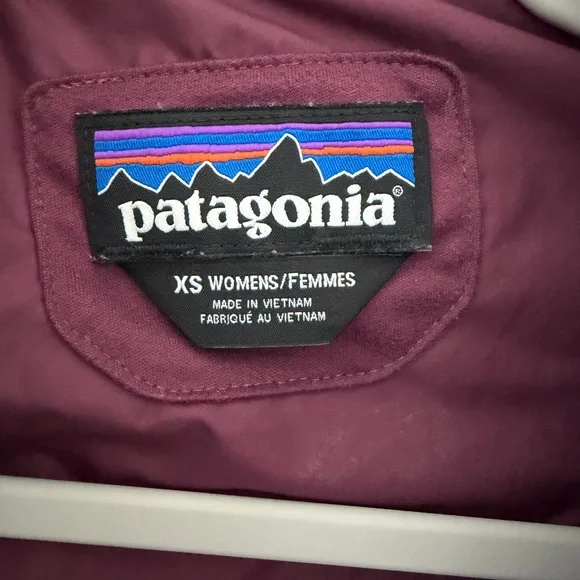 Patagonia Radalie Insulated Parka purple/maroon size xs